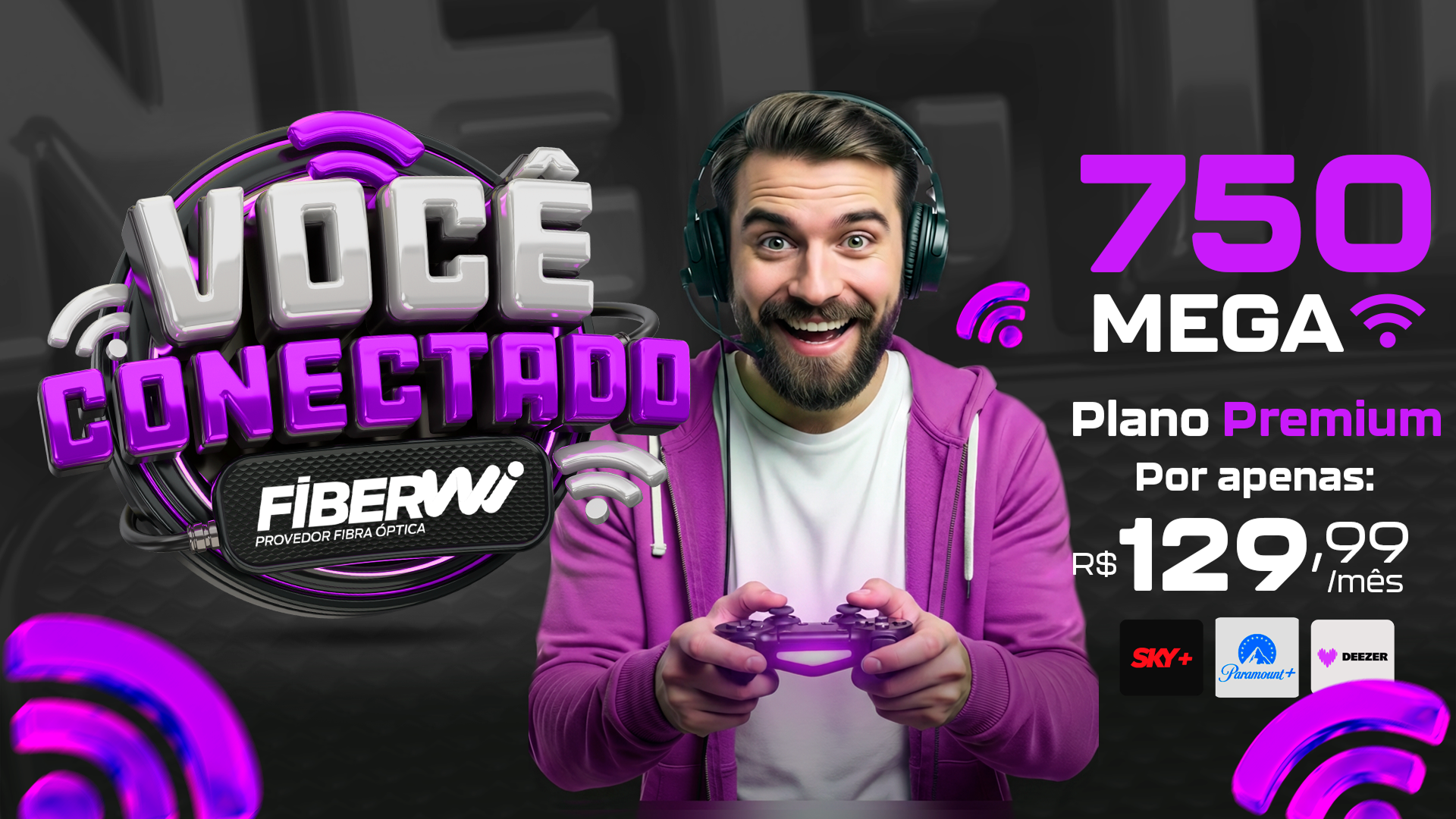 Banner do plano 750 mega